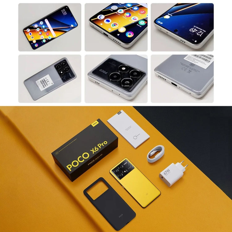Xiaomi POCO X6 Pro Global, 12GB+512GB, In-screen Fingerprint, 6.67 inch Xiaomi HyperOS MediaTek Dimensity 8300-Ultra Octa Core 3.35GHz, NFC, Network: 5G Xiaomi POCO X6 Pro Global, 12GB+512GB, In-screen Fingerprint, 6.67 inch Xiaomi HyperOS MediaTek Dimensity 8300-Ultra Octa Core 3.35GHz, NFC, Network: 5G